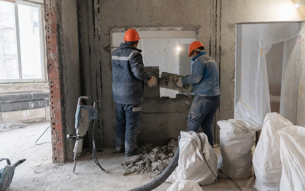 Фото объекта: Демонтаж по бетону
